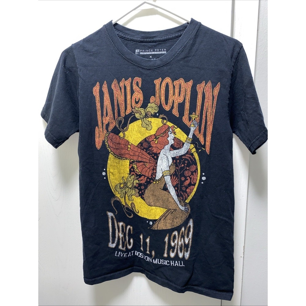 Prince Peter x Janis Joplin Graphic Band Tee  Size Small
